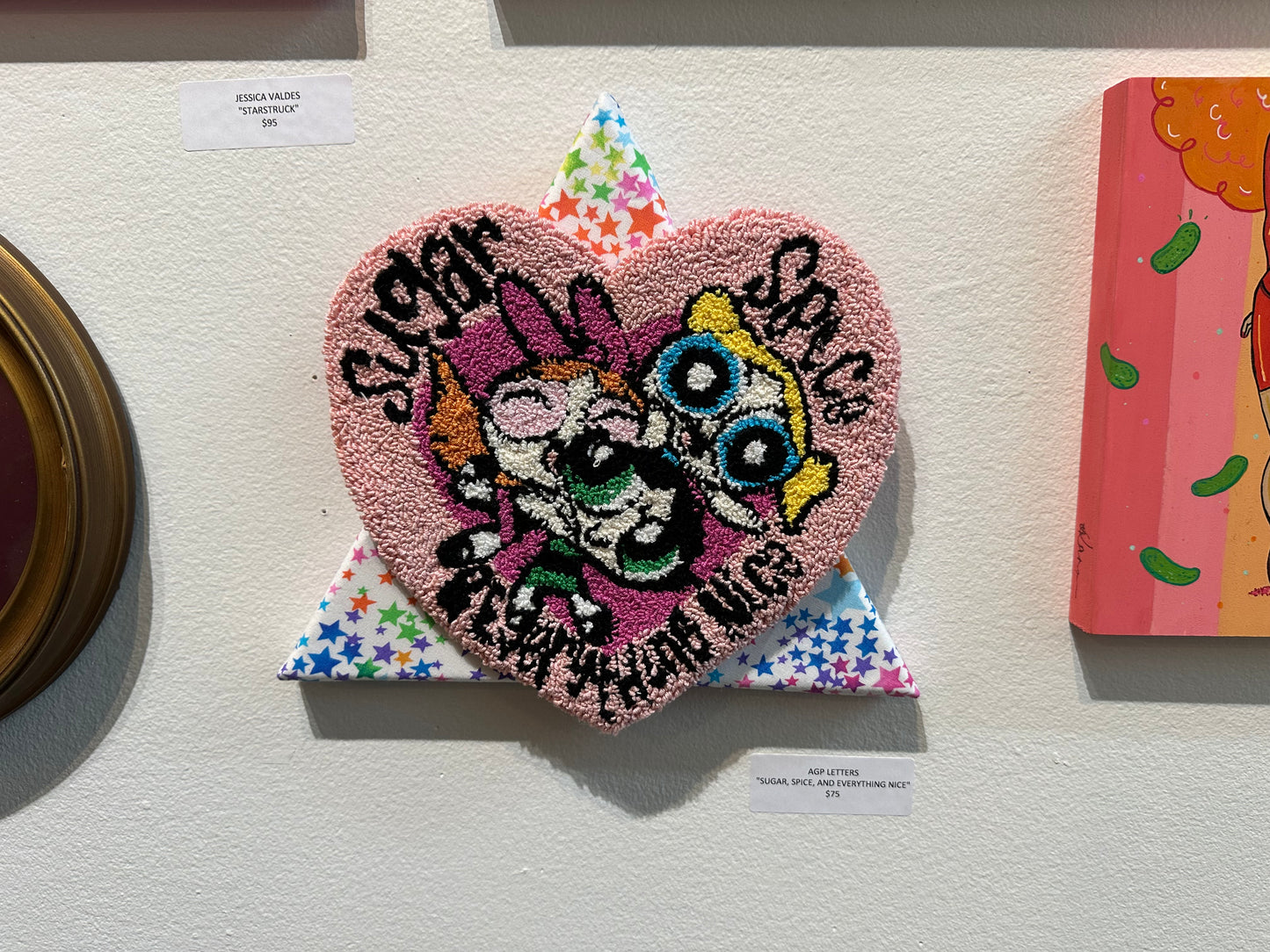 90’s Cartoon Punch Needle Wall Art
