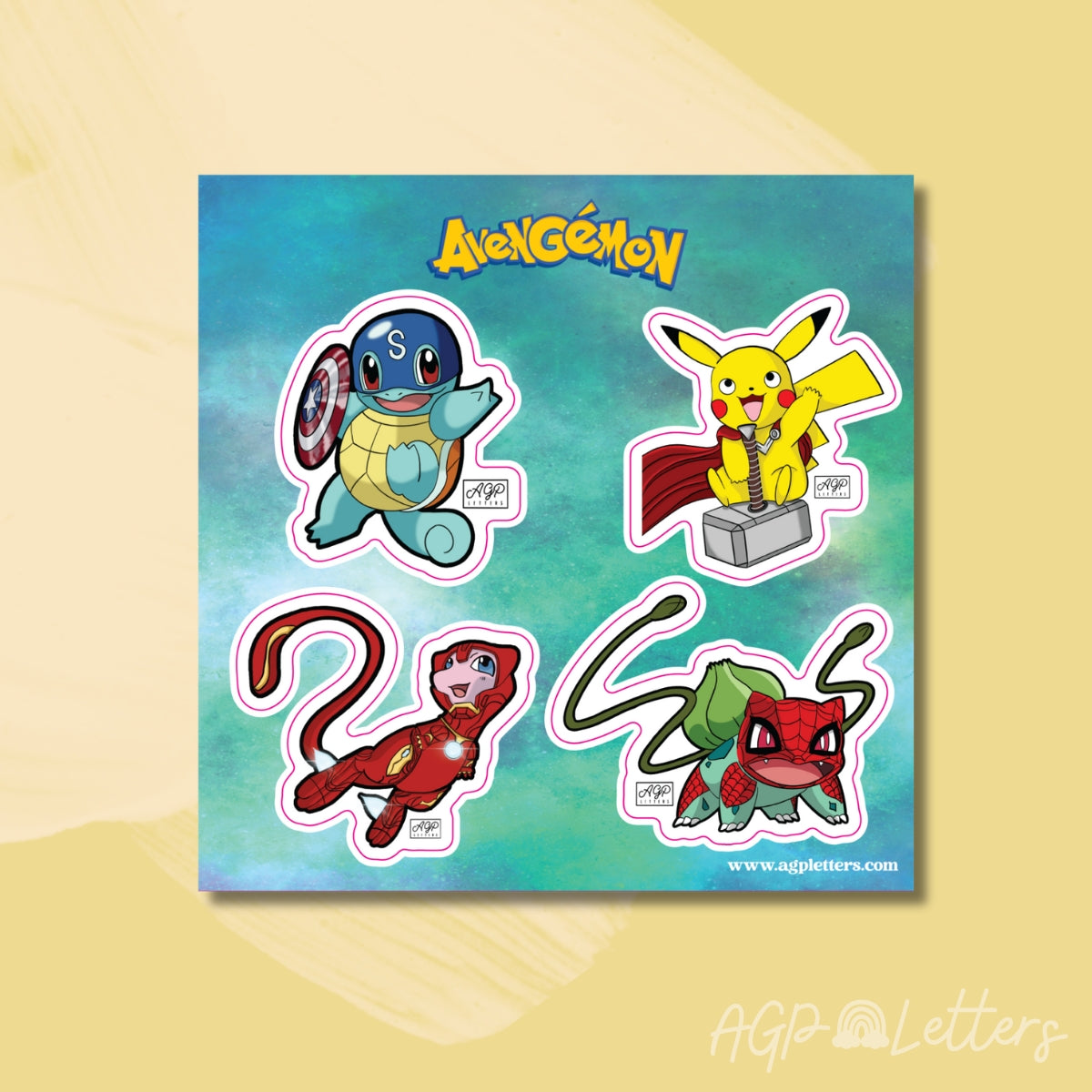 Avengemon Sticker Sheet