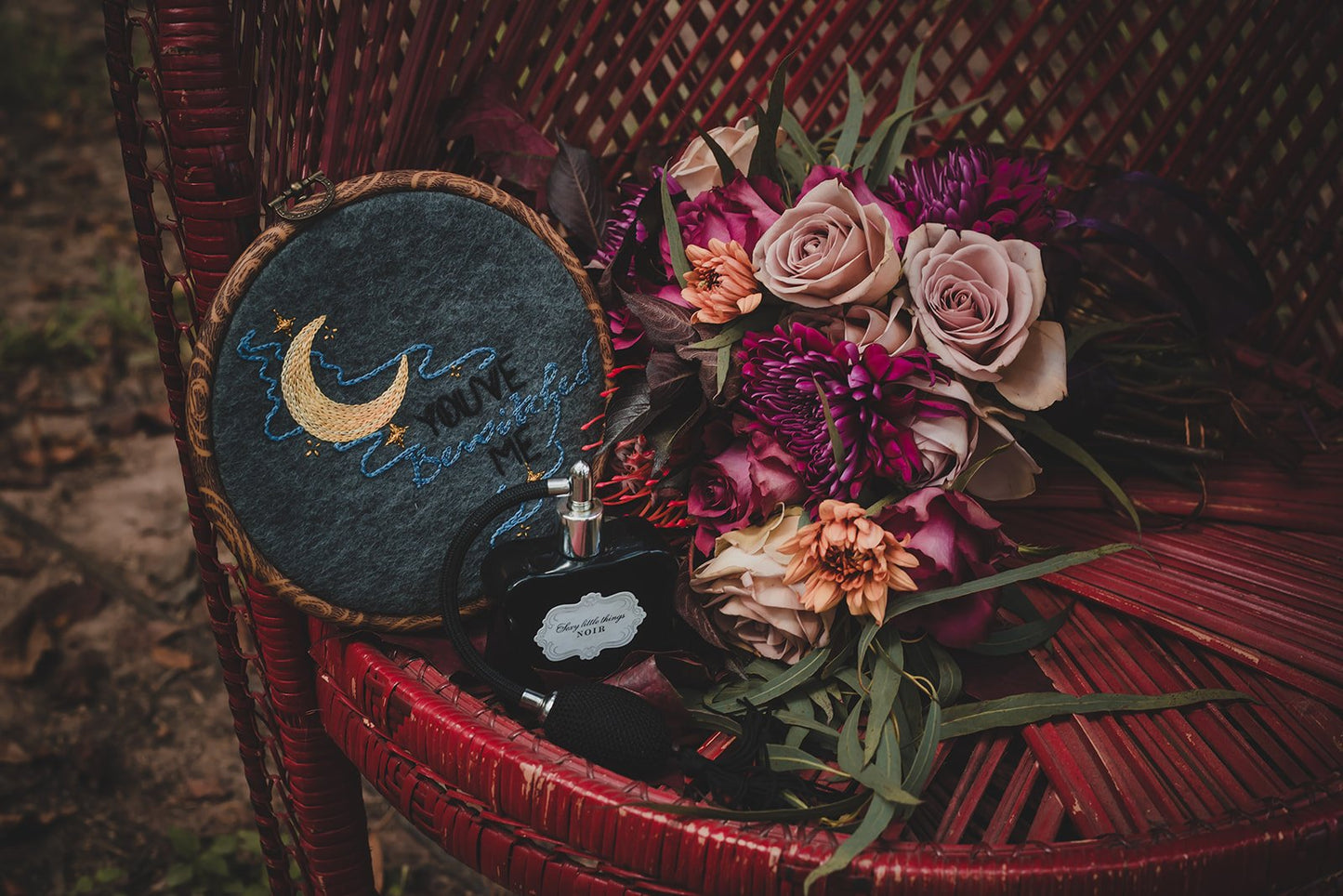 Addams Family Embroidery Collection - "Bewitched Me" | AGP Letters