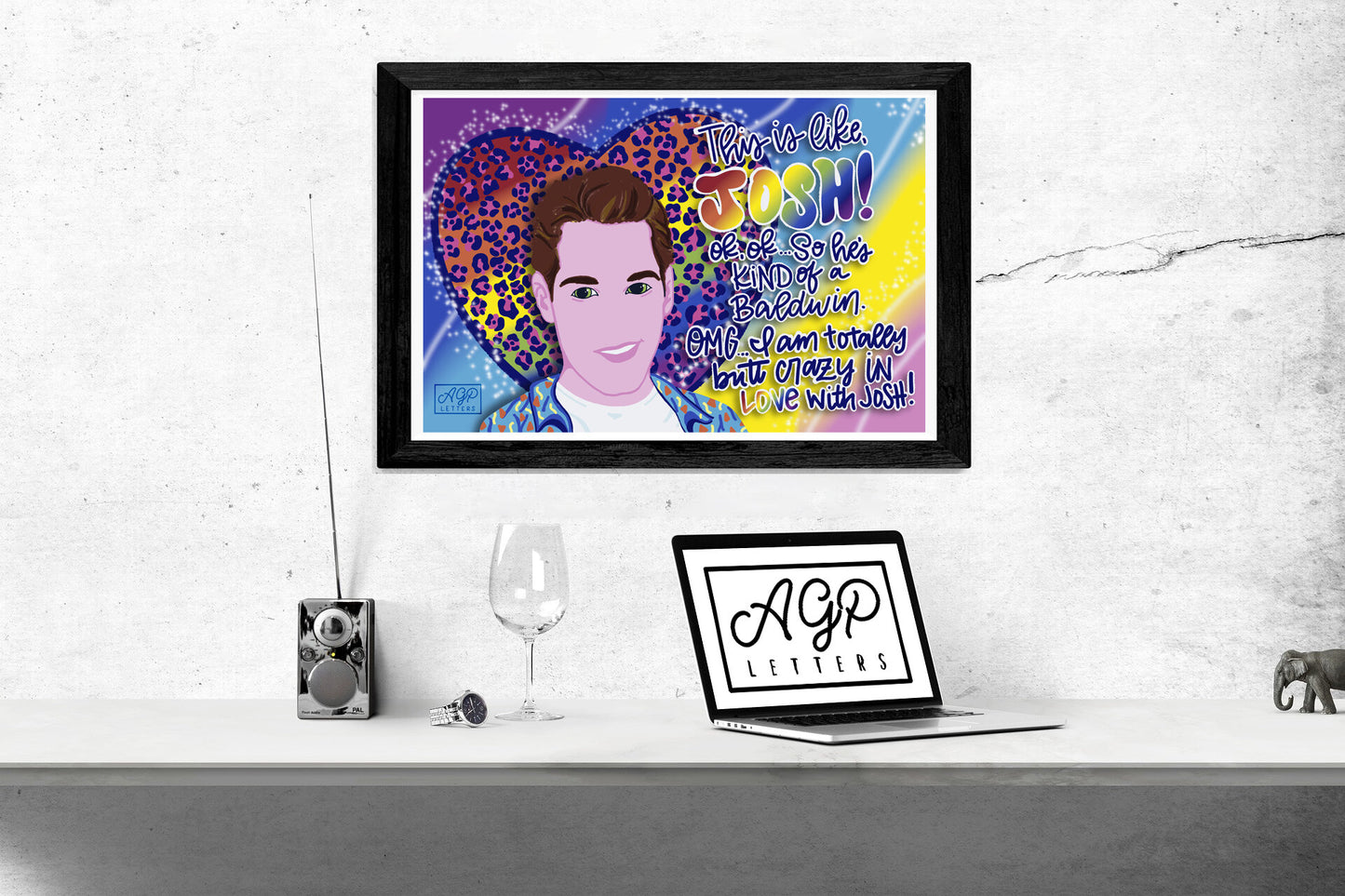 Clueless "Kind of a Baldwin" 12x18 poster | AGP Letters
