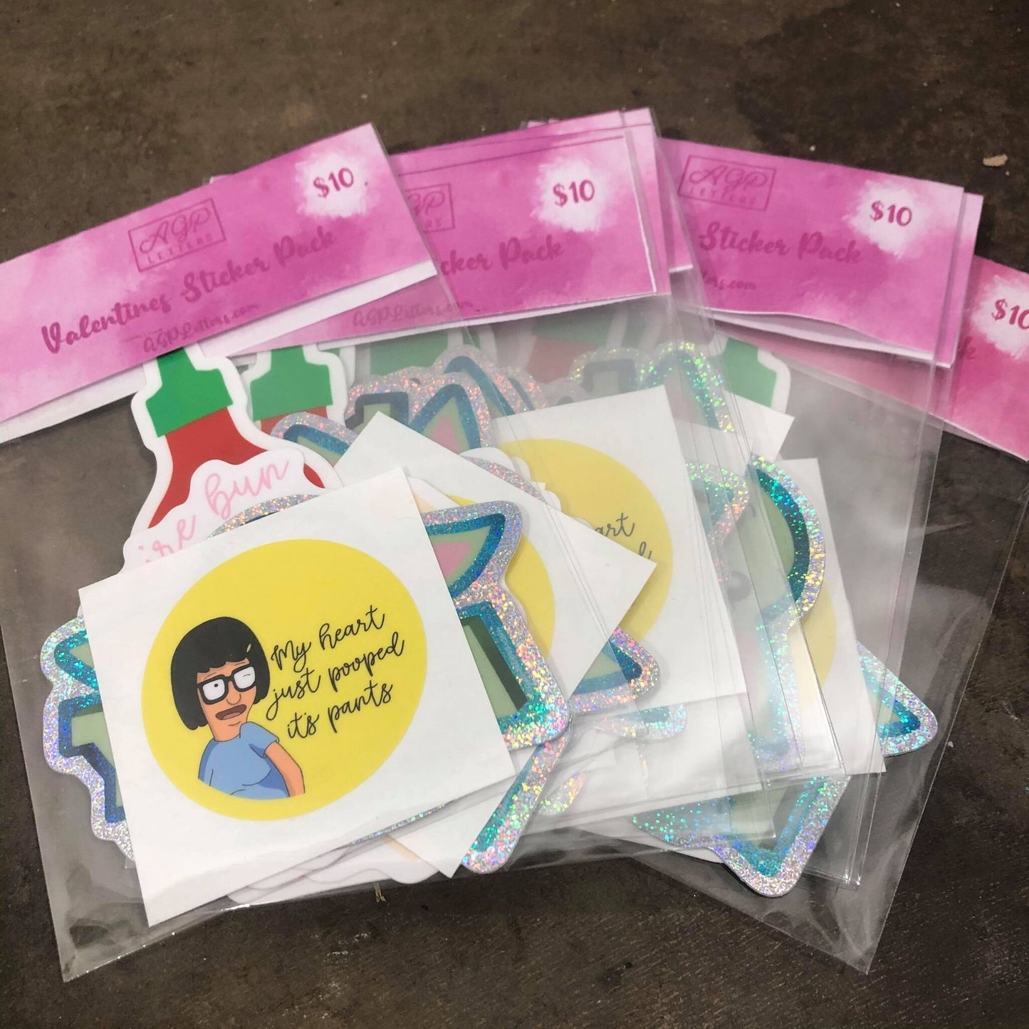 Love-ly Vinyl Sticker Pack | AGP Letters