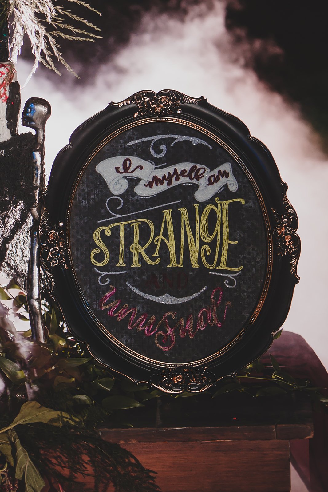 Strange & Unusual Framed Embroidery | AGP Letters