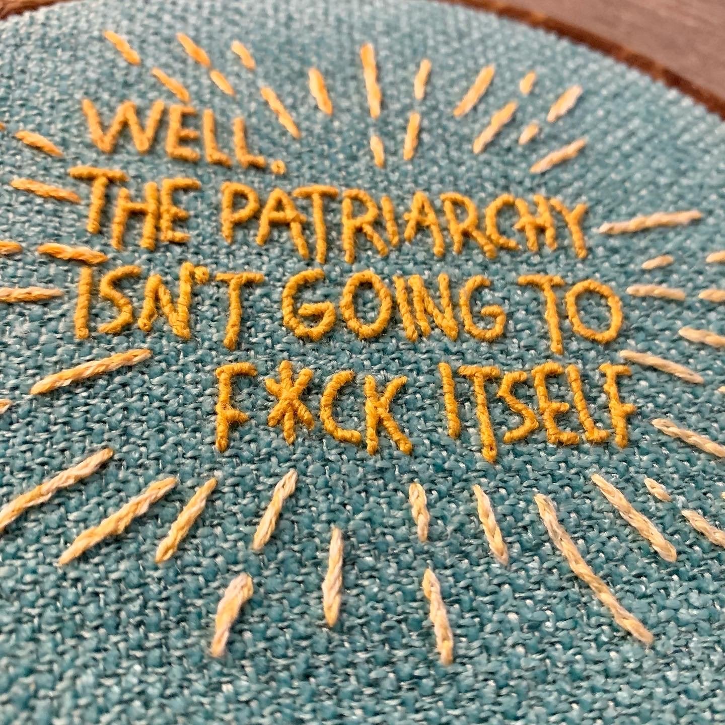 *Made to Order* The Patriarchy Isn't Going to F*ck Itself - Art for a Cause | AGP Letters