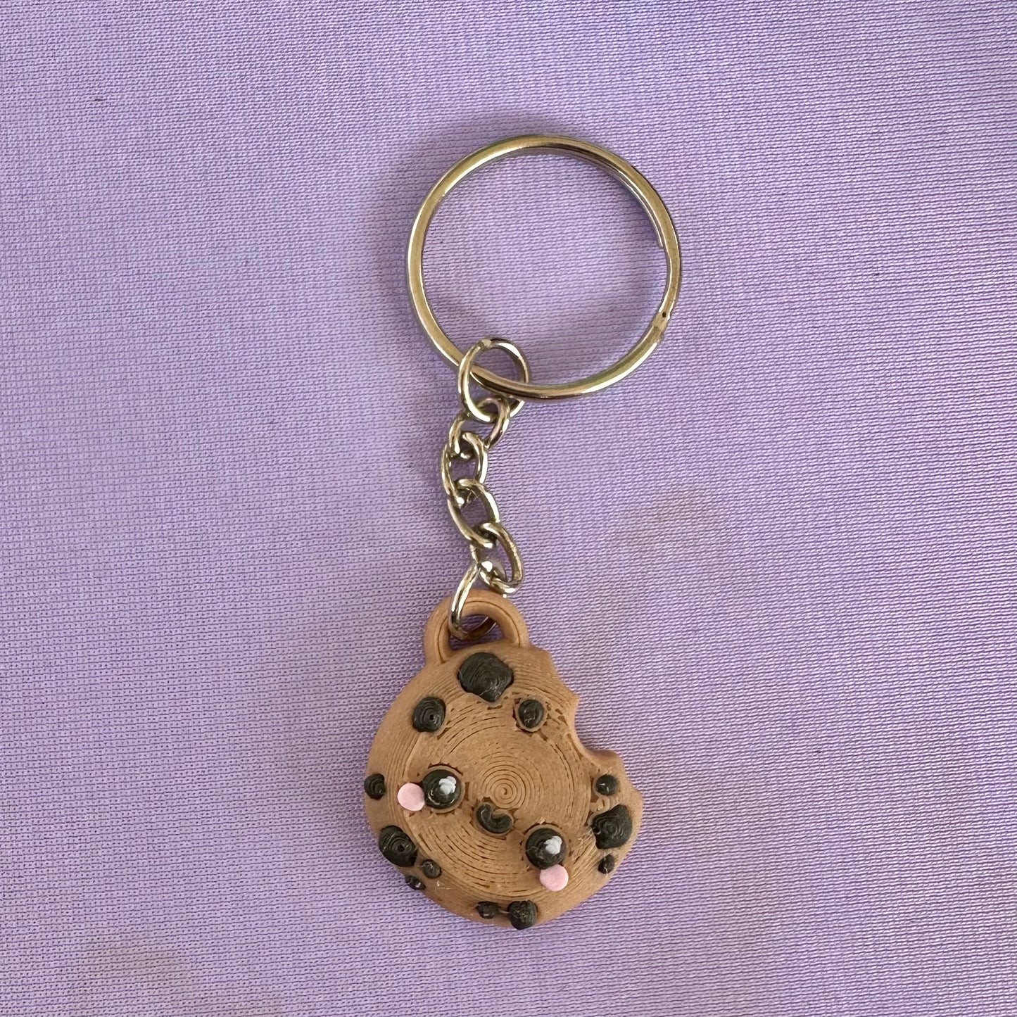 Super cute 3d printed Milk and Cookies keychain set