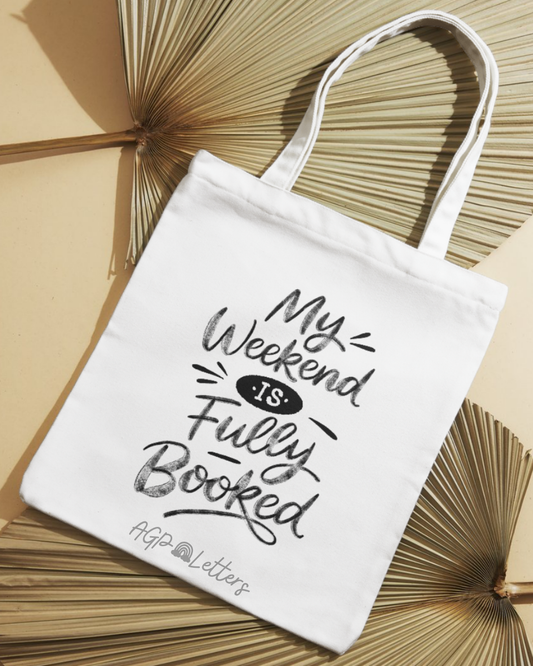 Bookish Illustrated Canvas Tote Bags