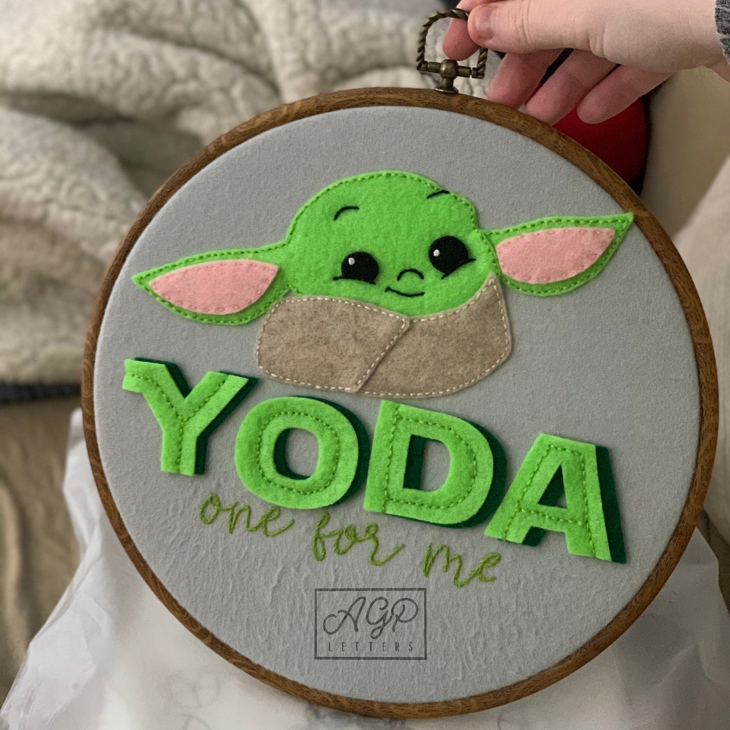 *Made to Order* Yoda One for Me Embroidery | AGP Letters