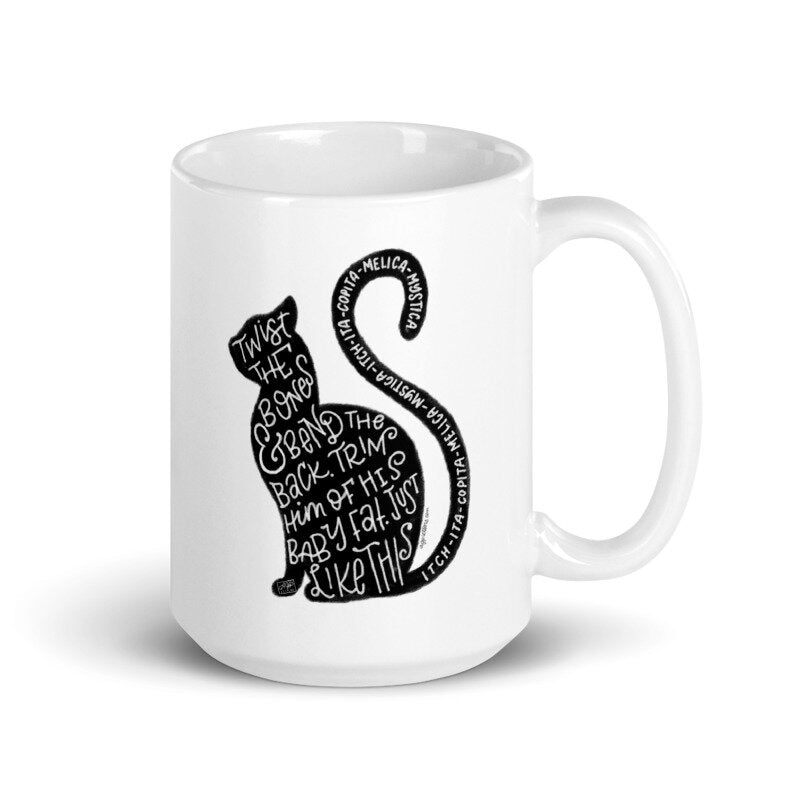 Spooky Collection - "Black Cat Spell" Mug | AGP Letters