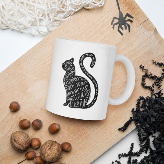 Spooky Collection - "Black Cat Spell" Mug | AGP Letters