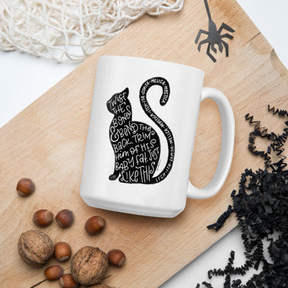 Spooky Collection - "Black Cat Spell" Mug | AGP Letters