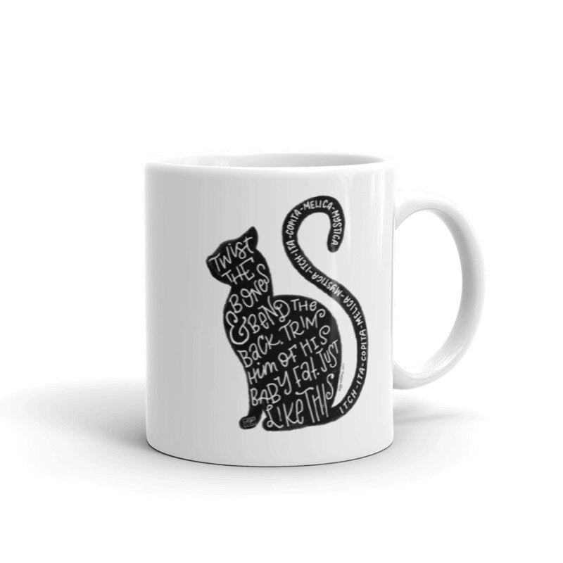 Spooky Collection - "Black Cat Spell" Mug | AGP Letters